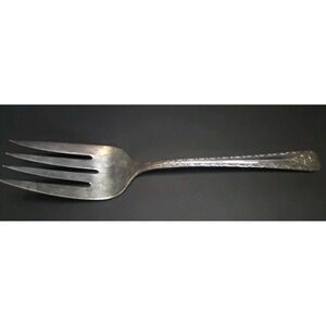 Cold Meat Serving Fork 8 7/8" Elegance Rogers AA Silverplate, 1954 INSELELG
